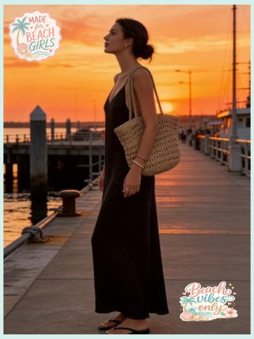 Backless Linen Maxi Dress - Open Back Summer Sundress Beach V-Neck Sleeveless - Picture 2 of 7
